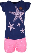 Babes & Binkies Setje Seastar blue Kids Roze, Blauw - Maat 98/104