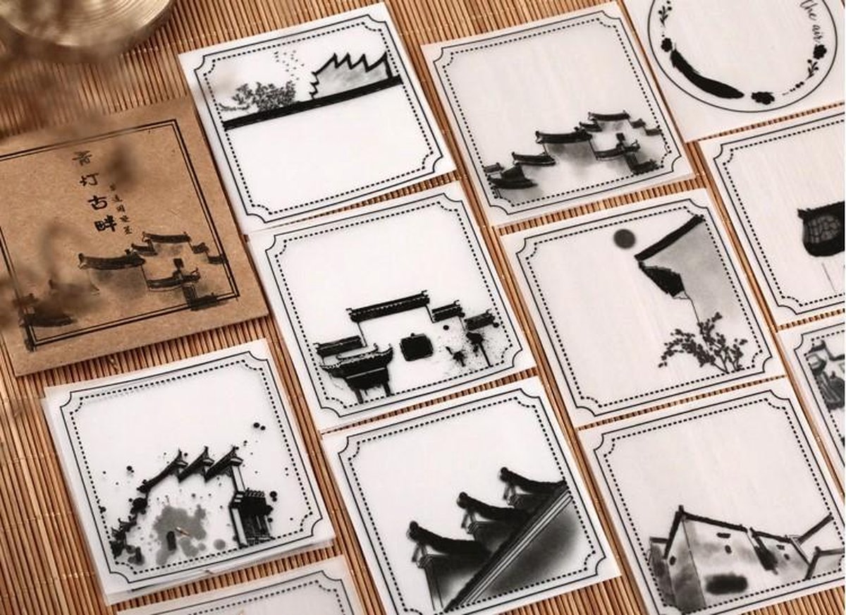 Scrapbook Papier - 30 Stuks Velijn Papier - Papier Met Tekening ...