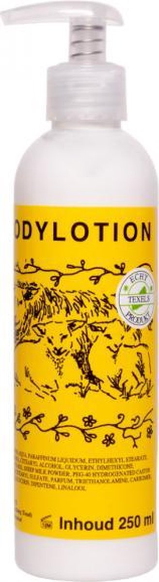 Goedkoopste Bodylotion Texelse schapenmelk 250 ml pakket met drie flessen