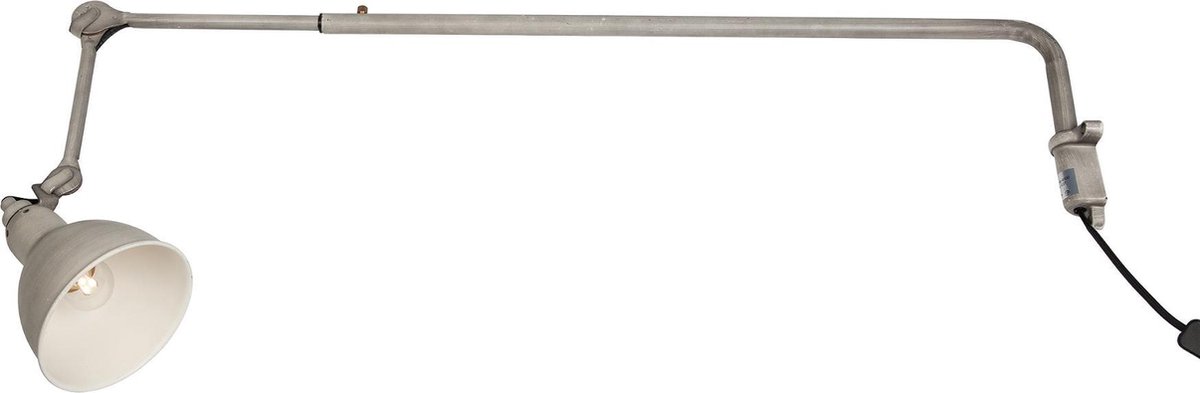 Vergevingsgezind conservatief Londen Wandlamp met lange arm, kleur beton grijs | bol.com