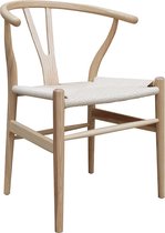 OHNO Furniture Turku Lounge Stoel - Lage Stoel, Essenhout, Moderne Meubels, Beige