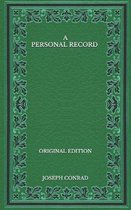 A Personal Record - Original Edition