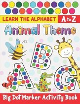 Learn the Alphabet A to Z Animal theme Big Dot Marker Activity Book