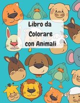 Libro da Colorare con Animali