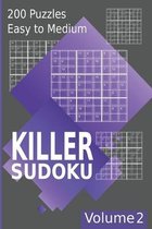 Killer Sudoku 200 Puzzles Easy to Medium, Volume 2