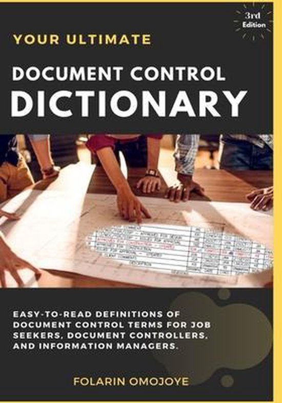 Document Control Dictionary 9798685174611 Folarin Omojoye Boeken