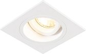 QAZQA chuck - Moderne LED Smart Inbouwspot incl. wifi - 1 lichts - L 92 mm - Wit - Woonkamer | Slaapkamer | Keuken