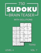750 Sudoku Brain Teaser Twins with solutions