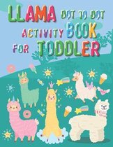Llama Dot to Dot Activity Book for Toddler