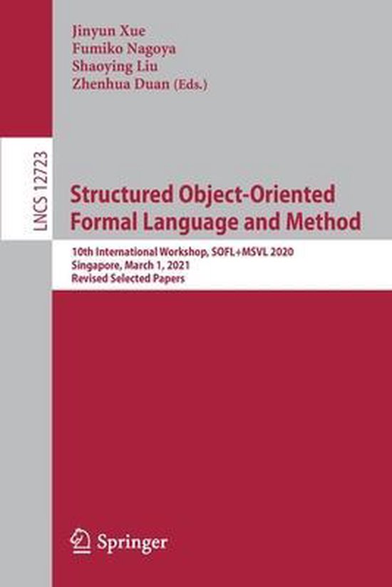 Structured Object-Oriented Formal Language and Method | 9783030774738 ...