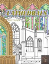 relaxing coloring book Cathedrals Adult coloring