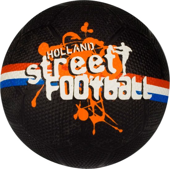 Avento Straatvoetbal - Holland - Zwart/Oranje - Maat 5 - Avento