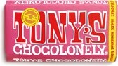 Chocolade Tony's Chocolonely Melk karamel biscuit 180gr - 15 stuks
