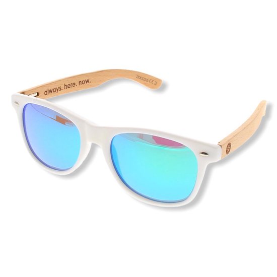 BEINGBAR Eyewear "Model 32" Sustainable Bamboo Sunglasses van BEINGBAR — afbeelding 5