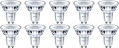 PHILIPS - LED Spot 10 Pack - CorePro 827 36D - GU10 Fitting - Dimbaar - 5W - Warm Wit 2700K | Vervangt 50W PHILIPS - LED Spot 10 Pack - CorePro 827 36D - GU10 Fitting - Dimbaar - 5W - Warm Wit 2700K | Vervangt 50W