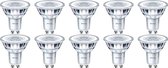 PHILIPS - LED Spot 10 Pack - CorePro 827 36D - GU10 Fitting - Dimbaar - 5W - Warm Wit 2700K | Vervangt 50W