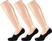 Apollo No Show sneaker sokken 3-paar - Zwart  - 42