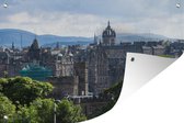 Tuinposter - Tuindoek - Tuinposters buiten - Architectuur - Boom - Edinburgh - 120x80 cm - Tuin