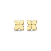 New Bling 9NBG-0258 Gouden Oorknopjes - Dames - Bloem - 5,4 x 5,4 mm - 14 Karaat - Goud