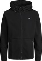 Jack & Jones Zip Hoodie Black (Maat: XXL)