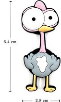 magneet Struisvogel Jungle koelkast whiteboard