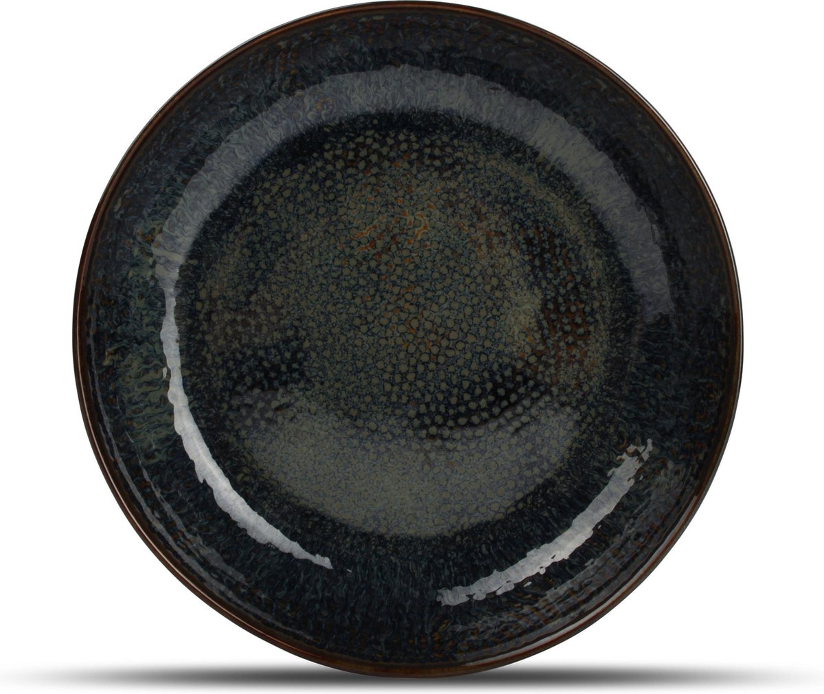 Salt&Pepper - Diep bord - 21,5xH5cm - saffier - Mielo - set/4