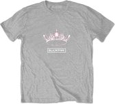 Blackpink Heren Tshirt -L- The Album - Crown Grijs