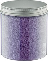 Badkaviaar Lavendel 200 gram met aluminium deksel - set van 6 stuks - bad parels