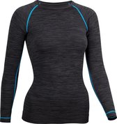 Avento Thermoshirt Superior - Vrouwen - Zwart/Aqua - Maat 44