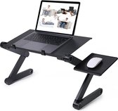 Laptop Standaard - Laptoptafel Verstelbaar - Verhoger - Bureau tafel incl. muisbord