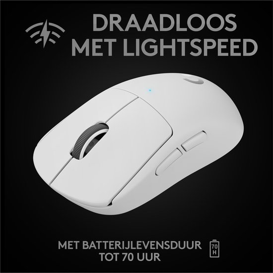 Logitech G Pro X SUPERLIGHT - Draadloze Gaming en eSports Muis - Wit