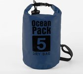 Nixnix Waterdichte Tas - Dry bag - 5L - Blauw - Ocean Pack - Dry Sack - Survival Outdoor Rugzak - Drybags - Boottas - Zeiltas