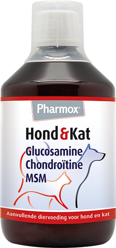 nog een keer woonadres snijder Pharmox Hond & Kat Glucosamine 500 ml - Belangrijke bouwsteen voor honden  en katten -... | bol.com