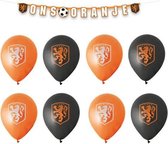 Ons Oranje | WK | Versiering set| Voetbal | Holland | Nederland | Ballonnen | Slingers | Oranje | Leeuw | KNVB | Decoratie