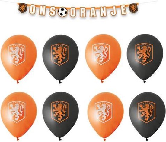 wetgeving Bondgenoot aanwijzing Ons Oranje | WK | Versiering set| Voetbal | Holland | Nederland | Ballonnen  | Slingers... | bol.com