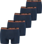 Head Boxershorts Basic 5-Pack Orange/Peacoat