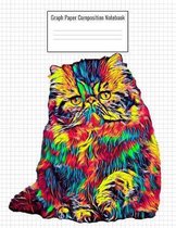 Graph Paper Composition Notebook: Quad Ruled 5 Squares Per Inch, 110 Pages, Persian Cat Cover, 8.5 X 11 Inches / 21.59 X 27.94 CM