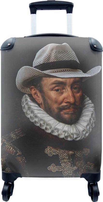 Valise - Willem van Oranje - Adriaen Thomasz - Chapeau de cowboy - 35x55x20  cm -... | bol.com