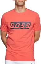 Hugo Boss T-shirt - Mannen - rood/navy