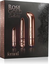 Rocks-off Feranti Vibrator Collectie 3 stuks - rosé goud