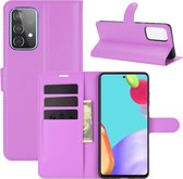 Book Case - Samsung Galaxy A52 / A52s Hoesje - Paars