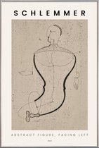 JUNIQE - Poster met kunststof lijst Schlemmer - Abstract Figure,