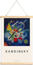 JUNIQE - Posterhanger Kandinsky - Blue Painting -30x45 /Kleurrijk