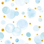 Easewall - Akoestisch behang - Watercolor blue - Rol 4,2 m2