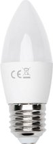 LED Lamp - Smart LED - Igna Exona - Bulb C37 - 5W - E27 Fitting - Slimme LED - Wifi LED - Aanpasbare Kleur - Mat Wit - Glas