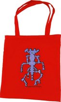 Anha'Lore Designs - Alien - Exclusieve handgemaakte tote bag - Rood