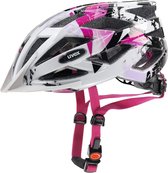 Uvex - Unisex fietshelm - Lichtgewicht wit/roze fietshelm volwassenen