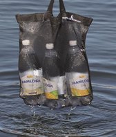 Koel tas voor in het water,  Gaastas voor drank flessen 35x33 cm