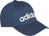 Adidas cap tekst volwassenen blauw/wit