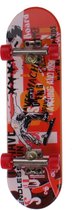Johntoy Vinger Skateboard Rood 7-delig 9 Cm
